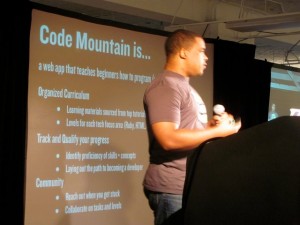 Code Mountain Startup Weekend presentation