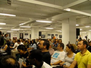 Packed hall for final SPARK judging